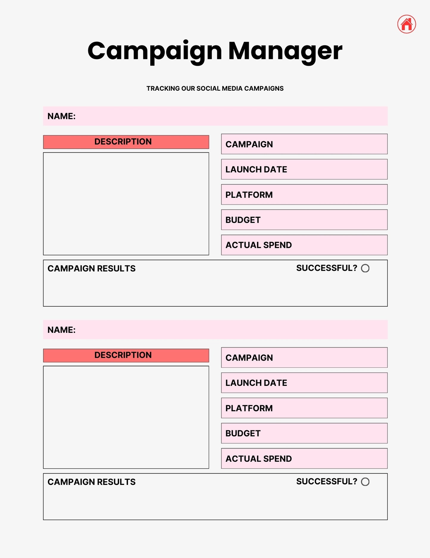 2025/26 Social Media Marketing Planner | Ultimate Content, Strategy & Business Tracker