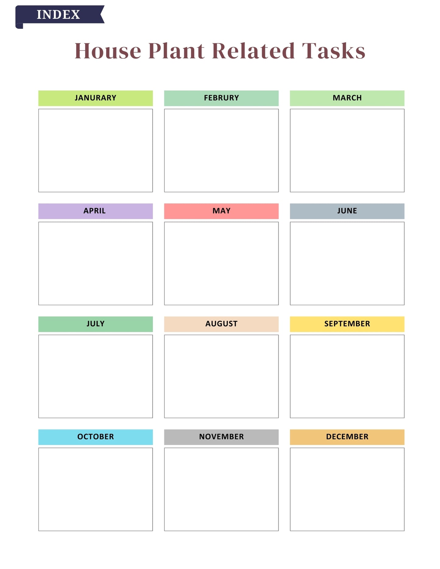 2025–2026 Garden Planner – 81 Pages Digital Download