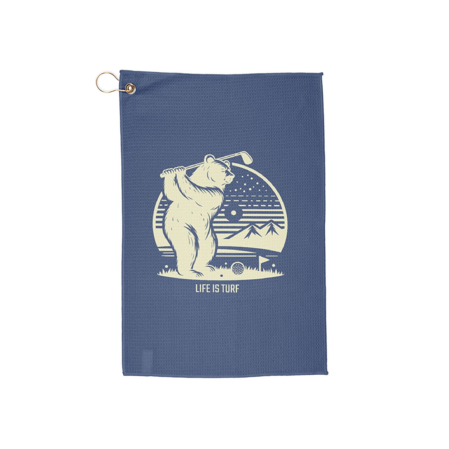 Bear Golfing - Golf Towel