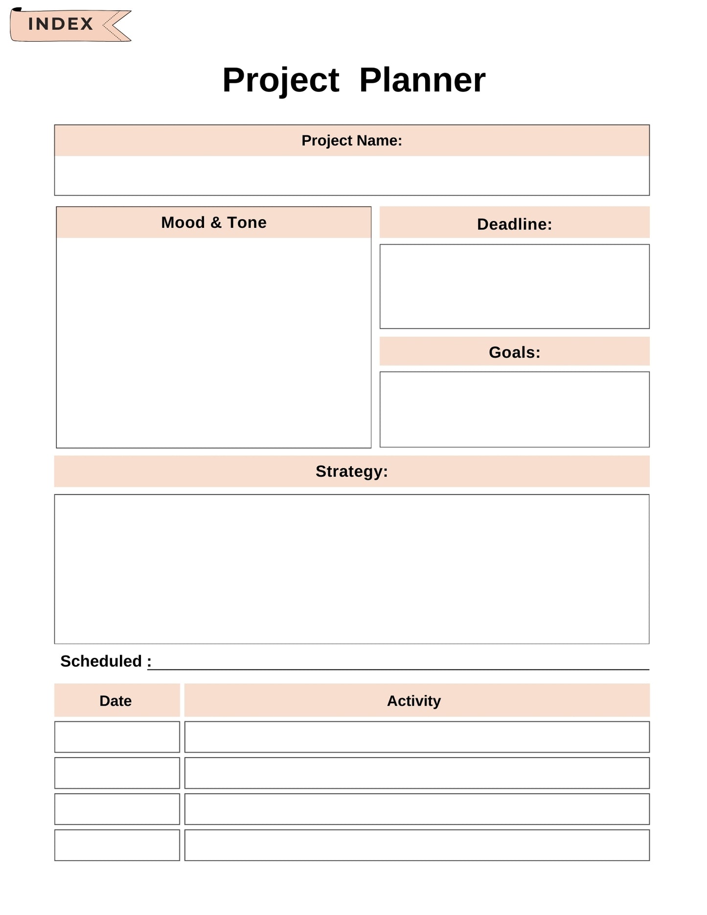 2025 Side Hustle Planner | Business Tracker & Income Organizer for Entrepreneurs