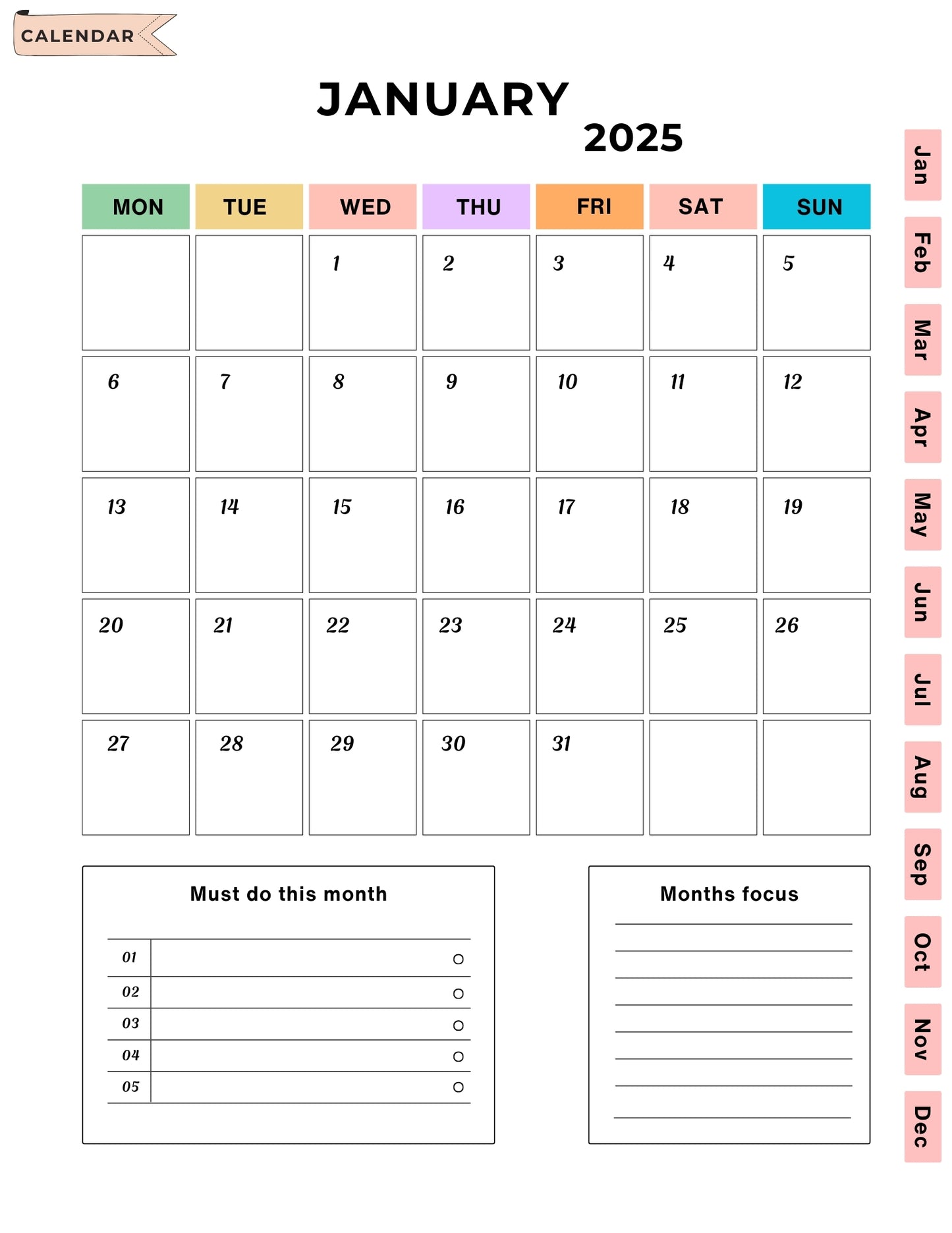 2025 Side Hustle Planner | Business Tracker & Income Organizer for Entrepreneurs