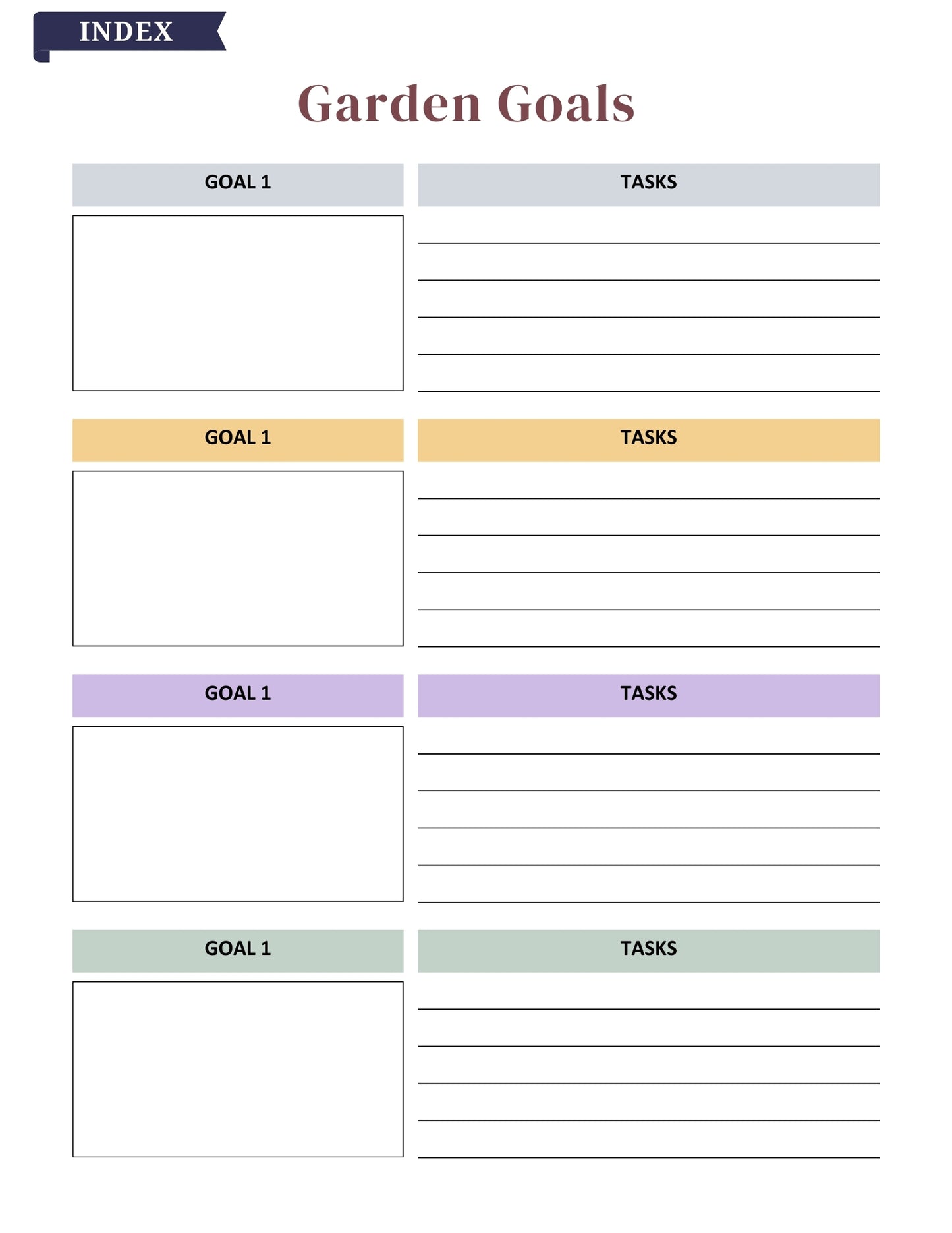 2025–2026 Garden Planner – 81 Pages Digital Download