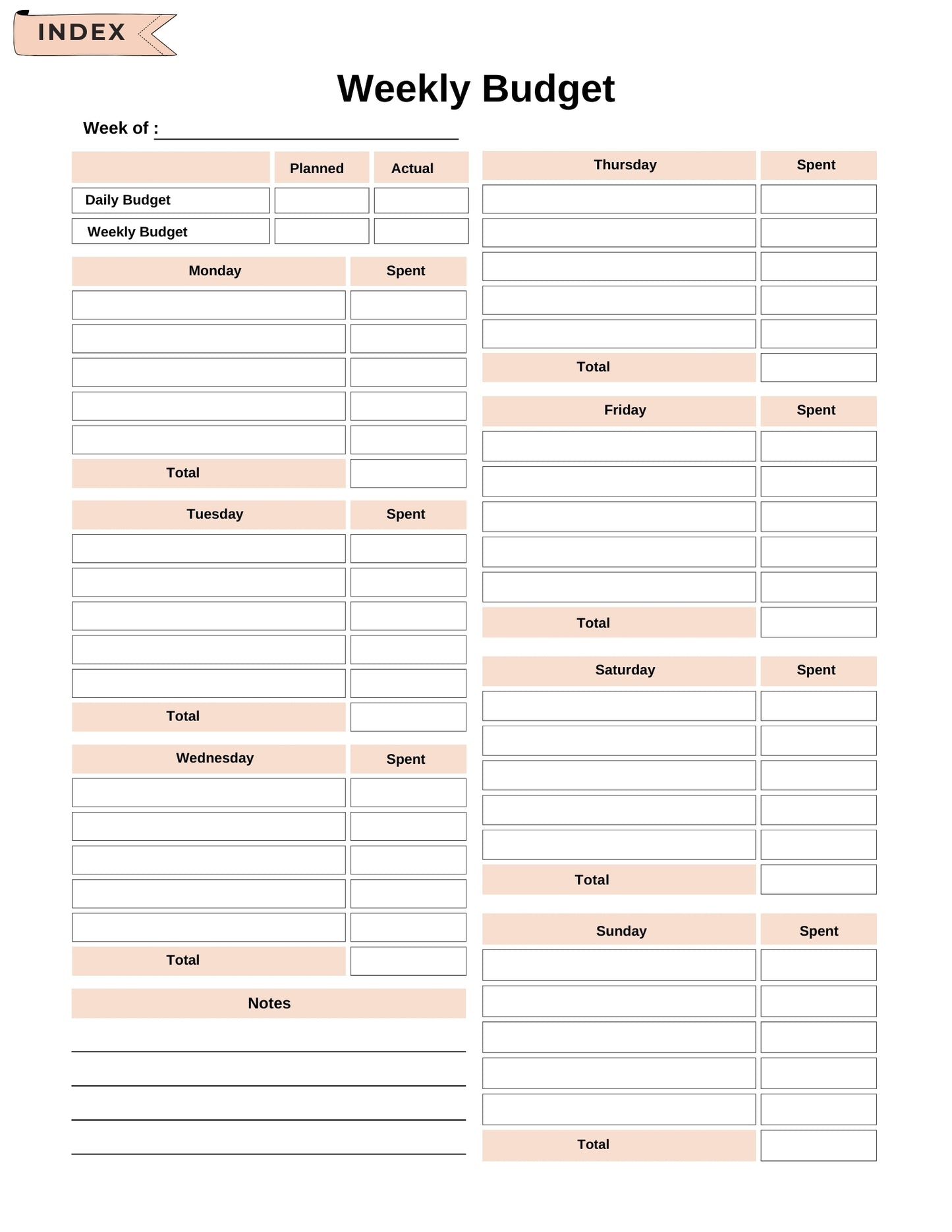 2025 Side Hustle Planner | Business Tracker & Income Organizer for Entrepreneurs