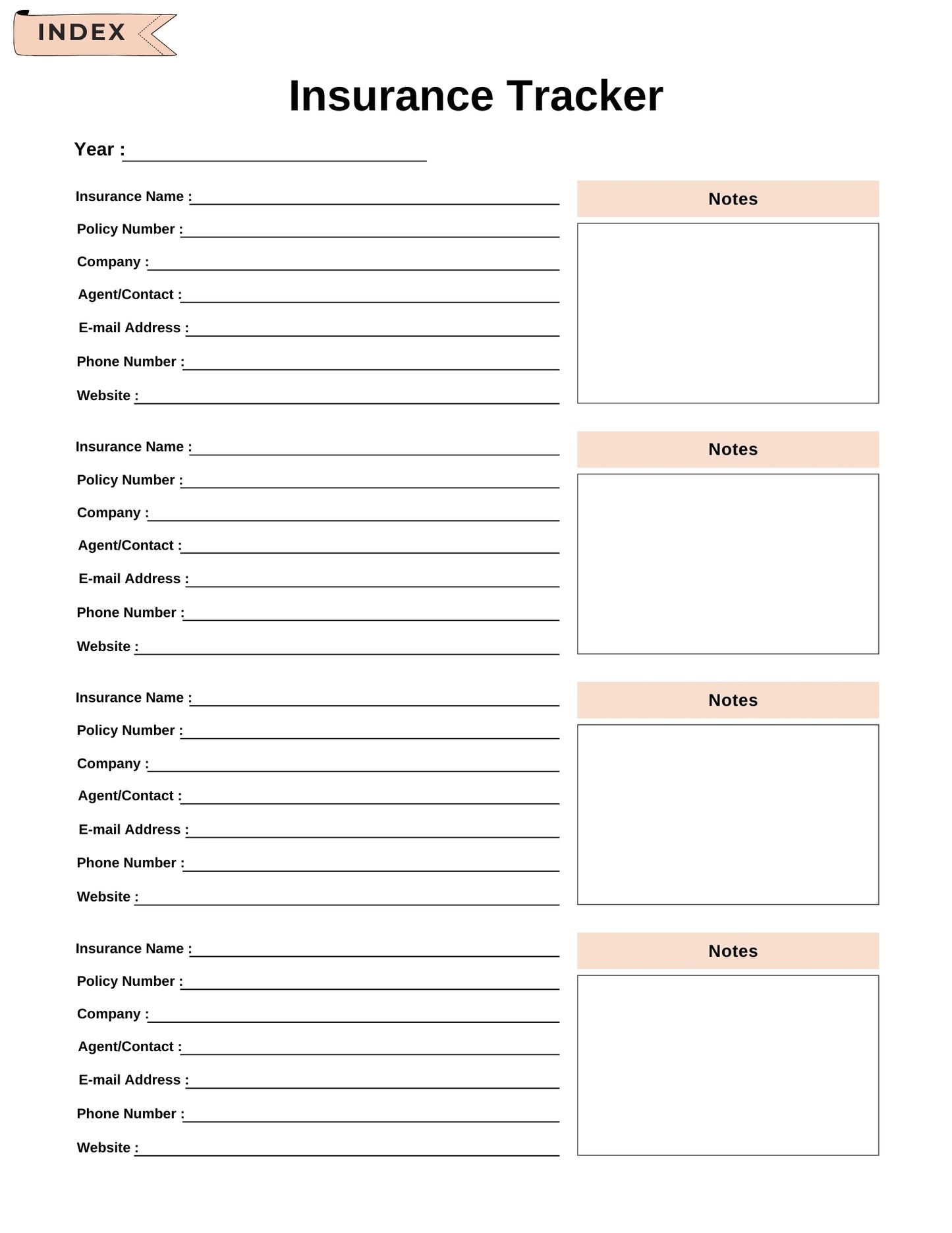 2025 Side Hustle Planner | Business Tracker & Income Organizer for Entrepreneurs
