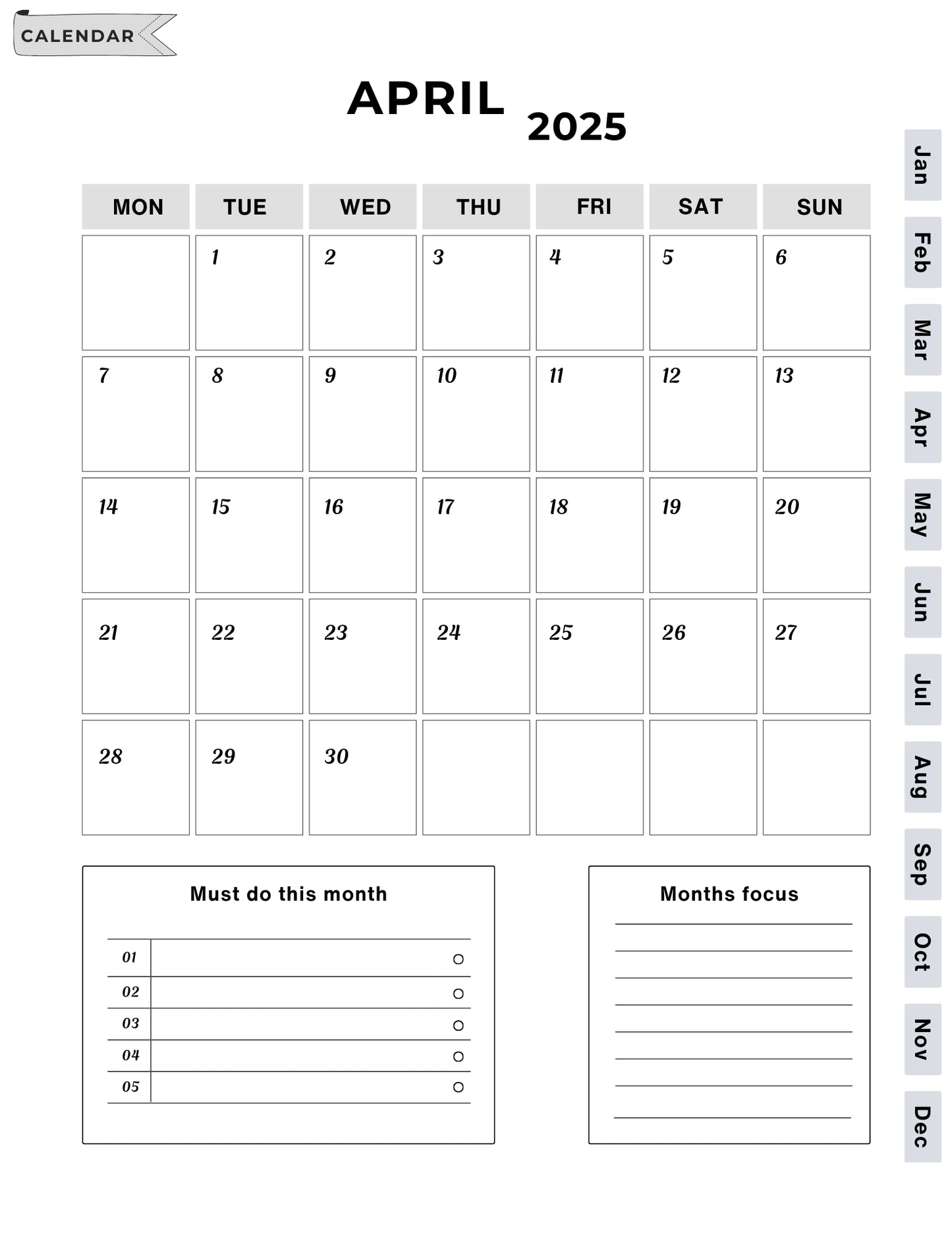 2025 365 Days Digital Planner | Plan Every Day with Purpose