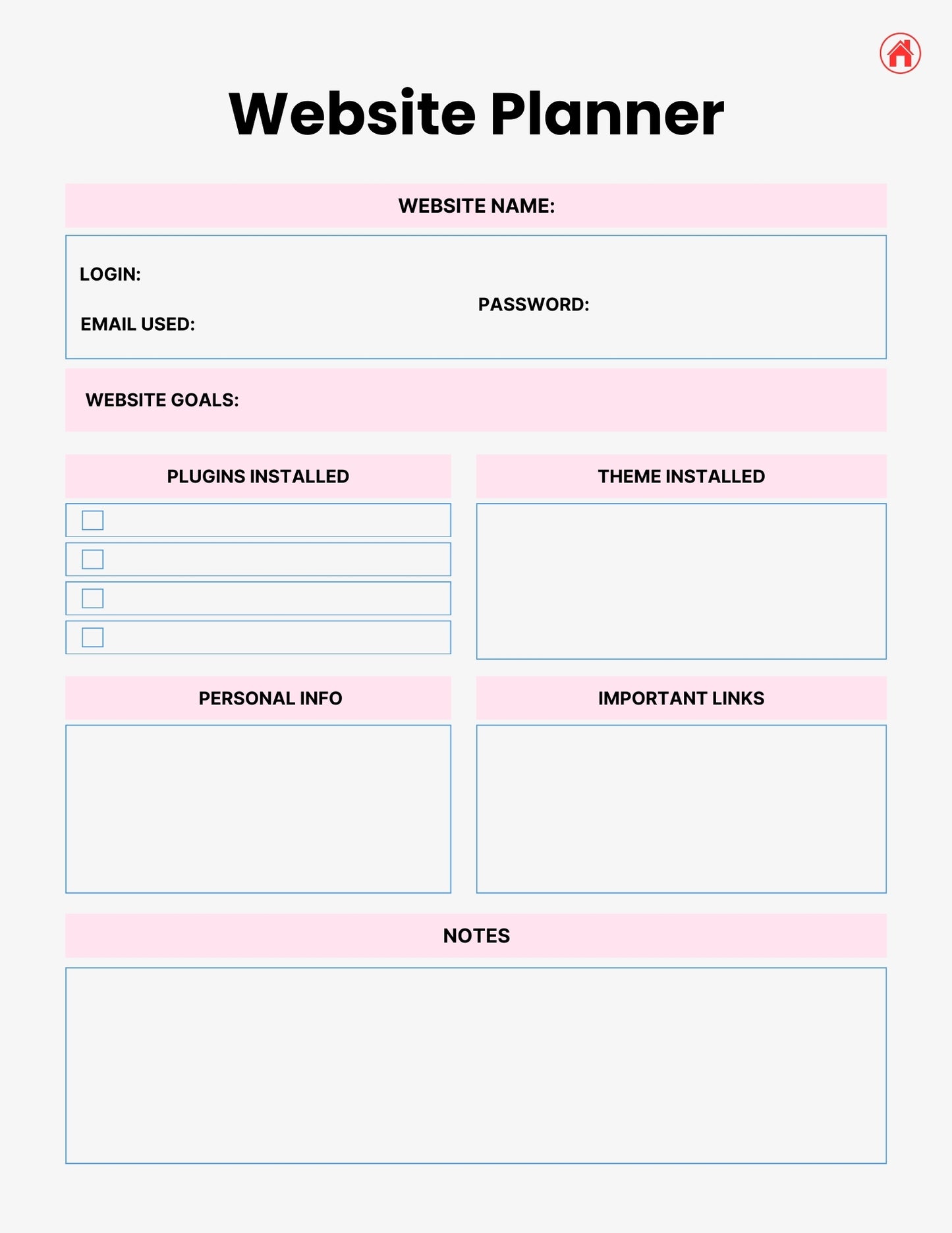 2025/26 Social Media Marketing Planner | Ultimate Content, Strategy & Business Tracker