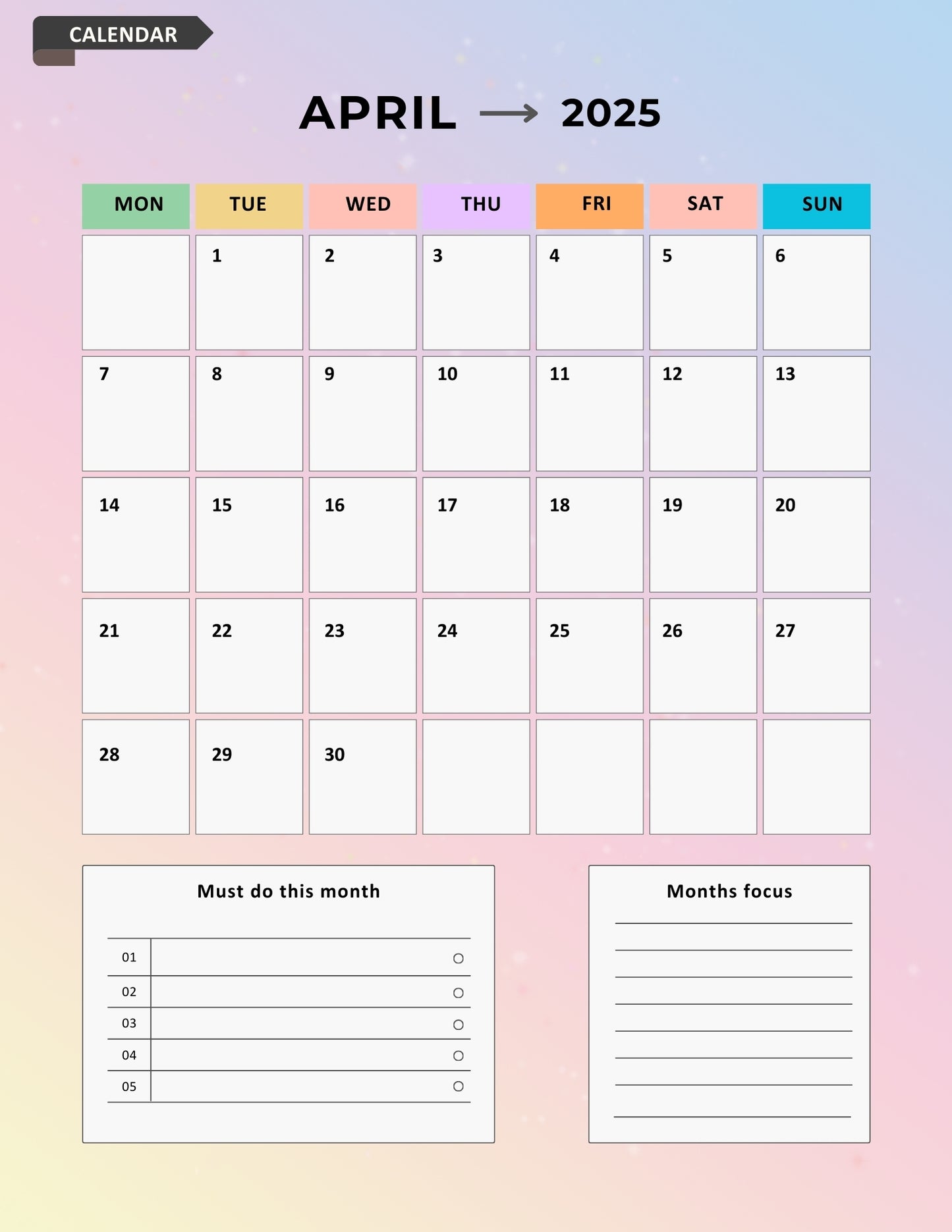 2025 Digital Manifestation Journal | Align Your Mind, Manifest Your Future | Planner