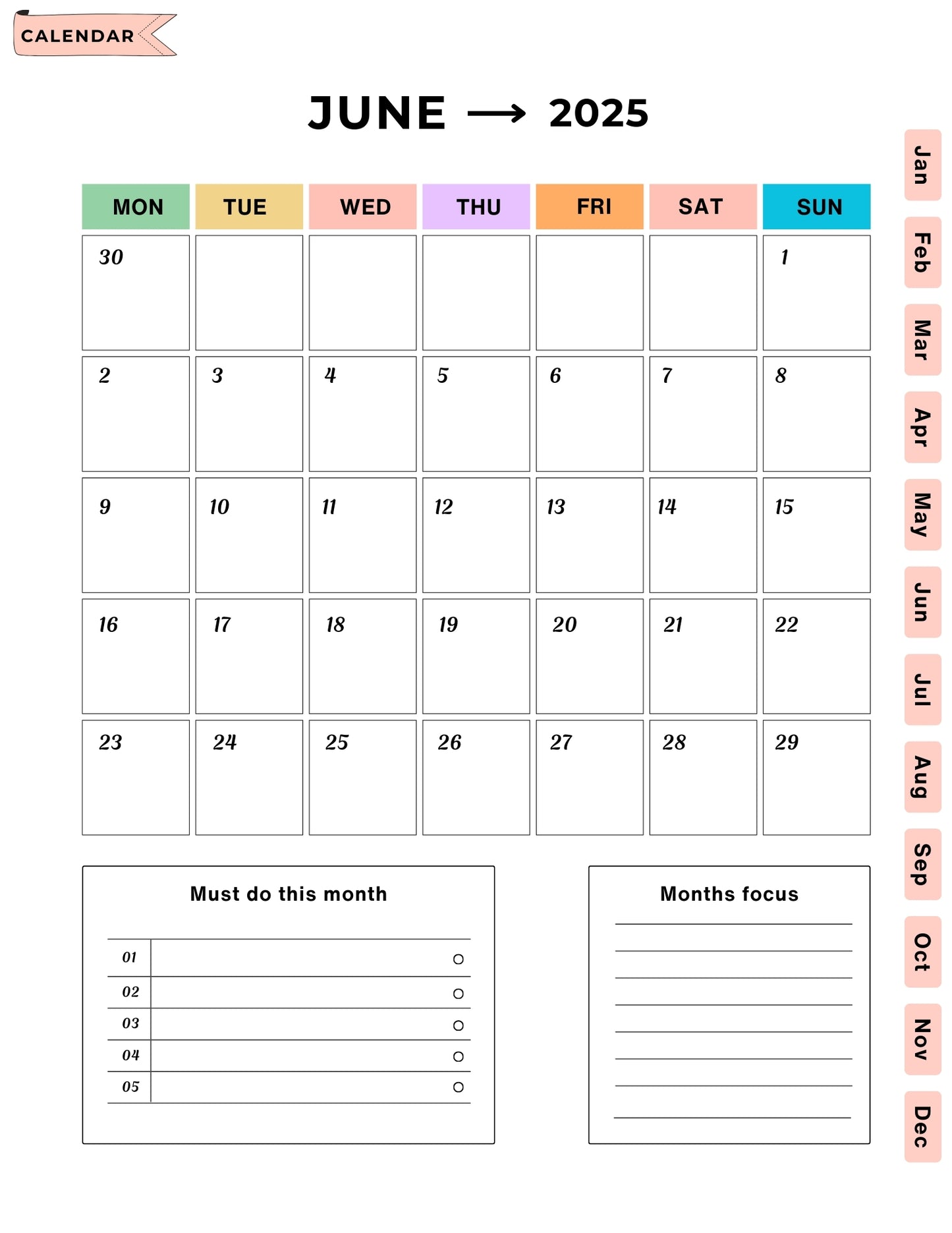 2025 Moon & Astrology Planner | Lunar Calendar & Manifestation Journal
