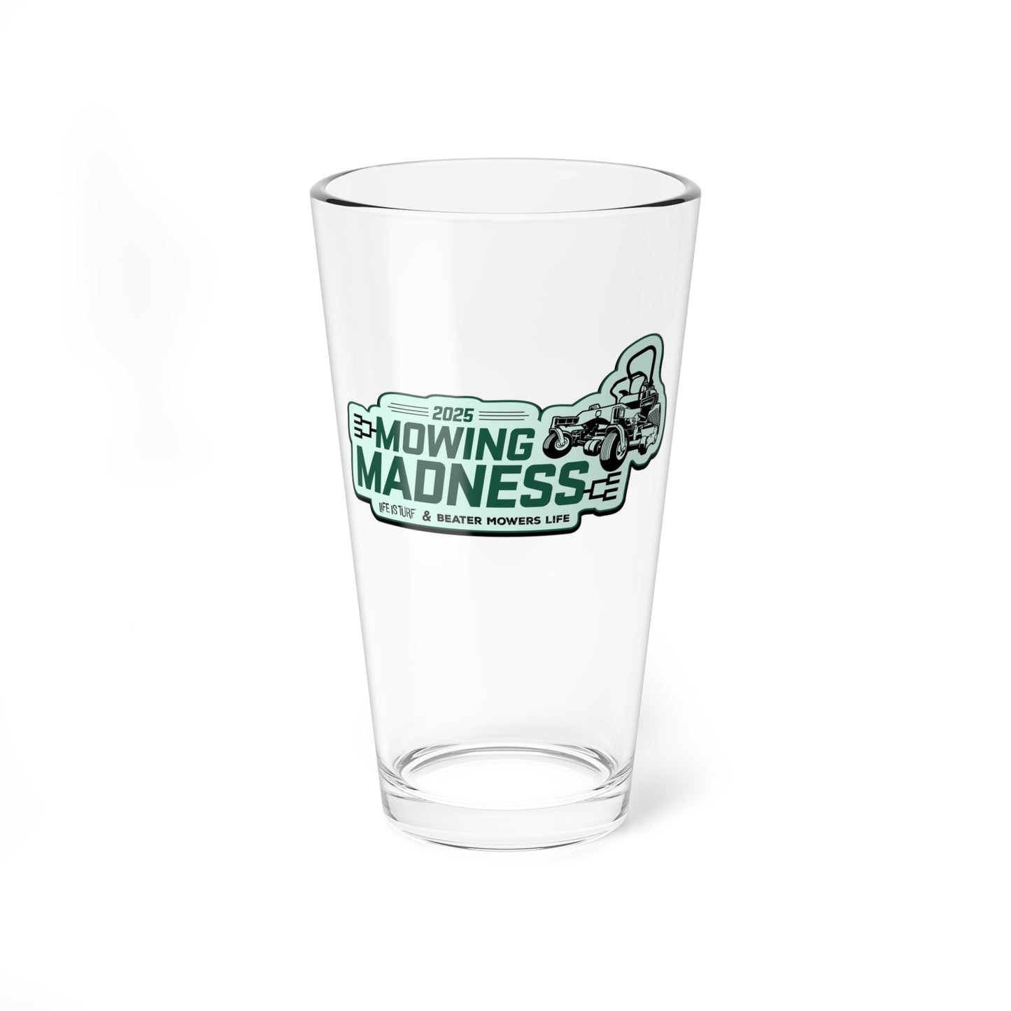 Mowing Madness - Pint Glass