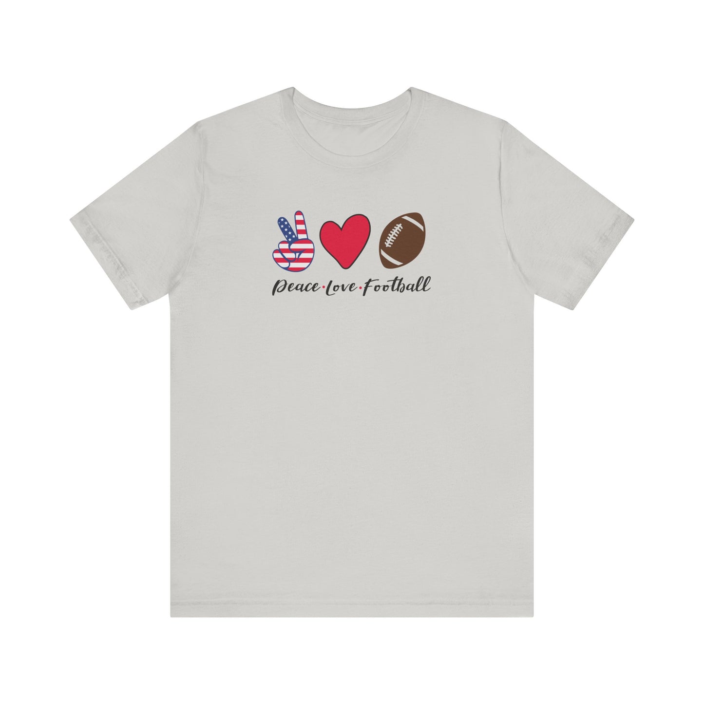 Peace Love & Football - Tee