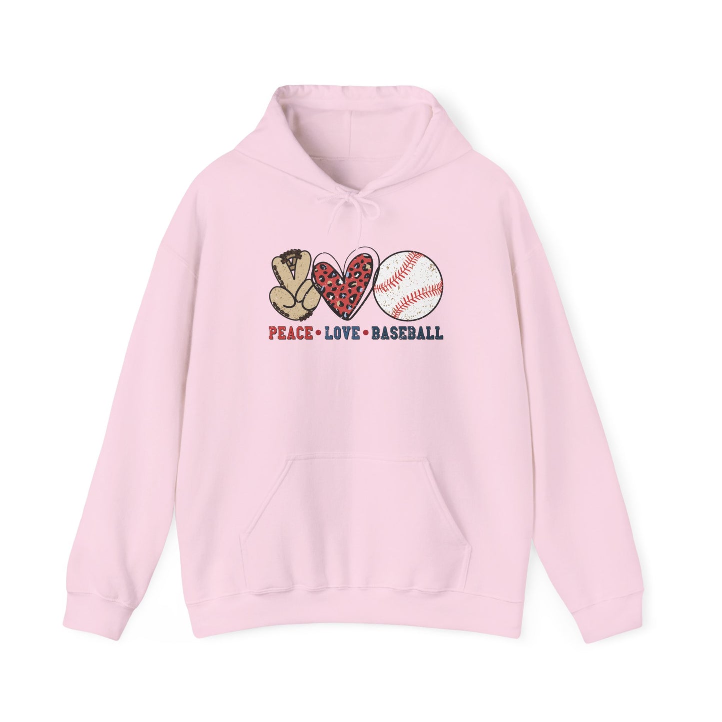 Peace, Love & Baseball - Hoodie