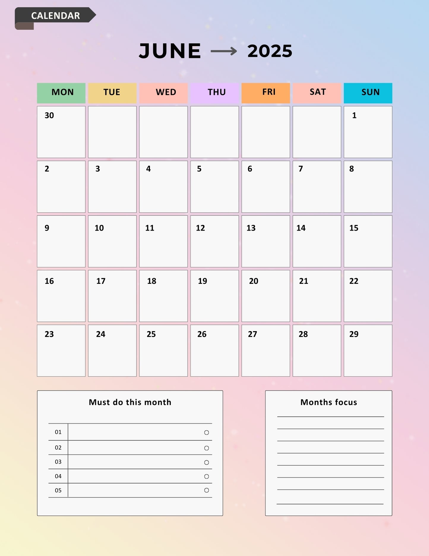 2025 Digital Manifestation Journal | Align Your Mind, Manifest Your Future | Planner