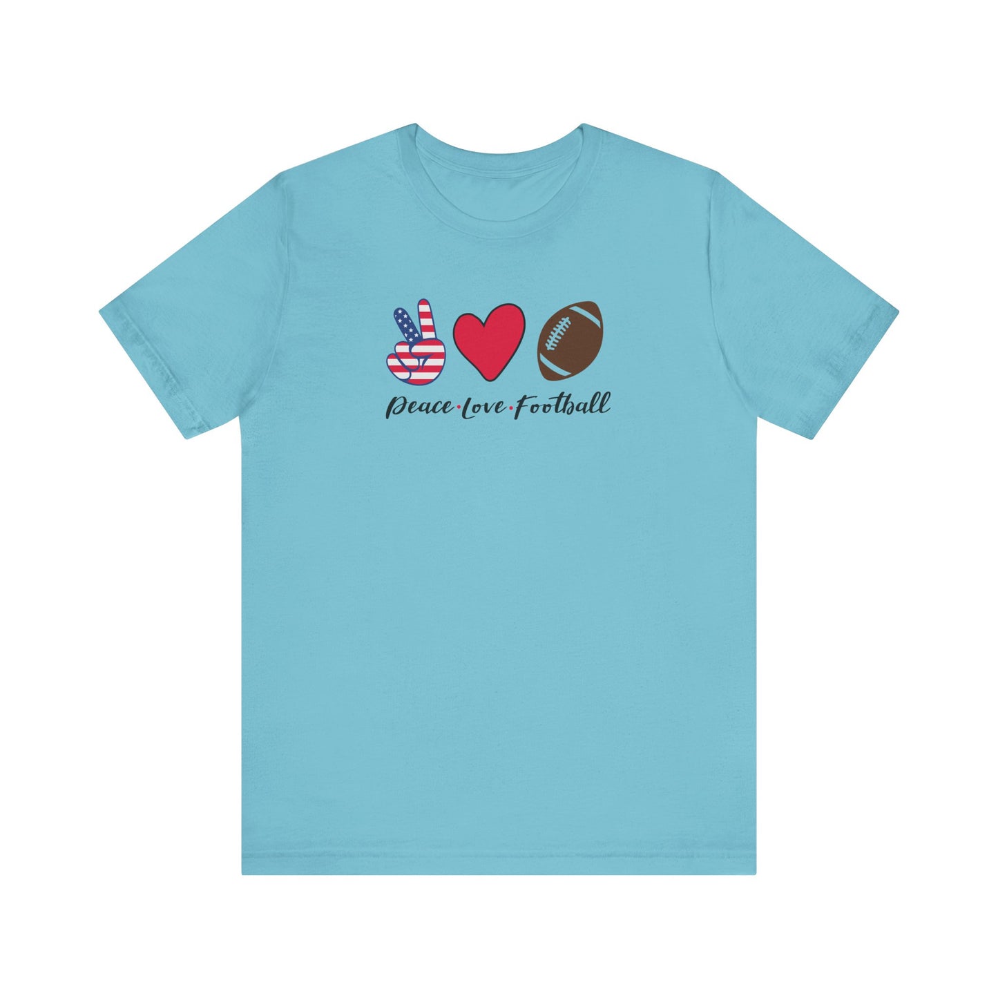 Peace Love & Football - Tee