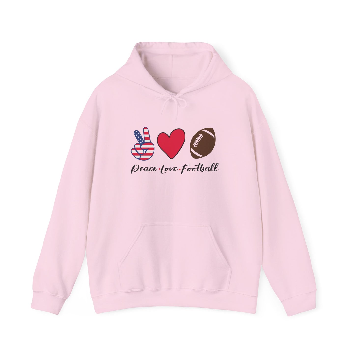 Peace, Love & Football - Hoodie