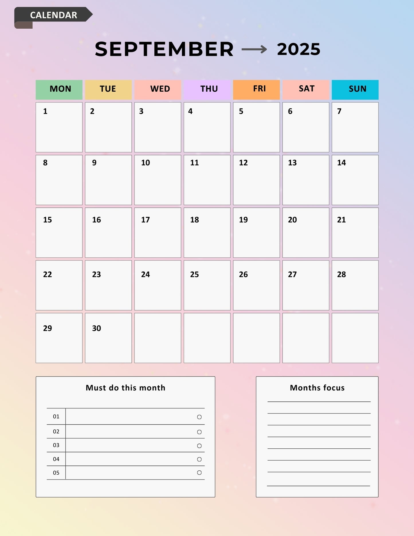 2025 Digital Manifestation Journal | Align Your Mind, Manifest Your Future | Planner