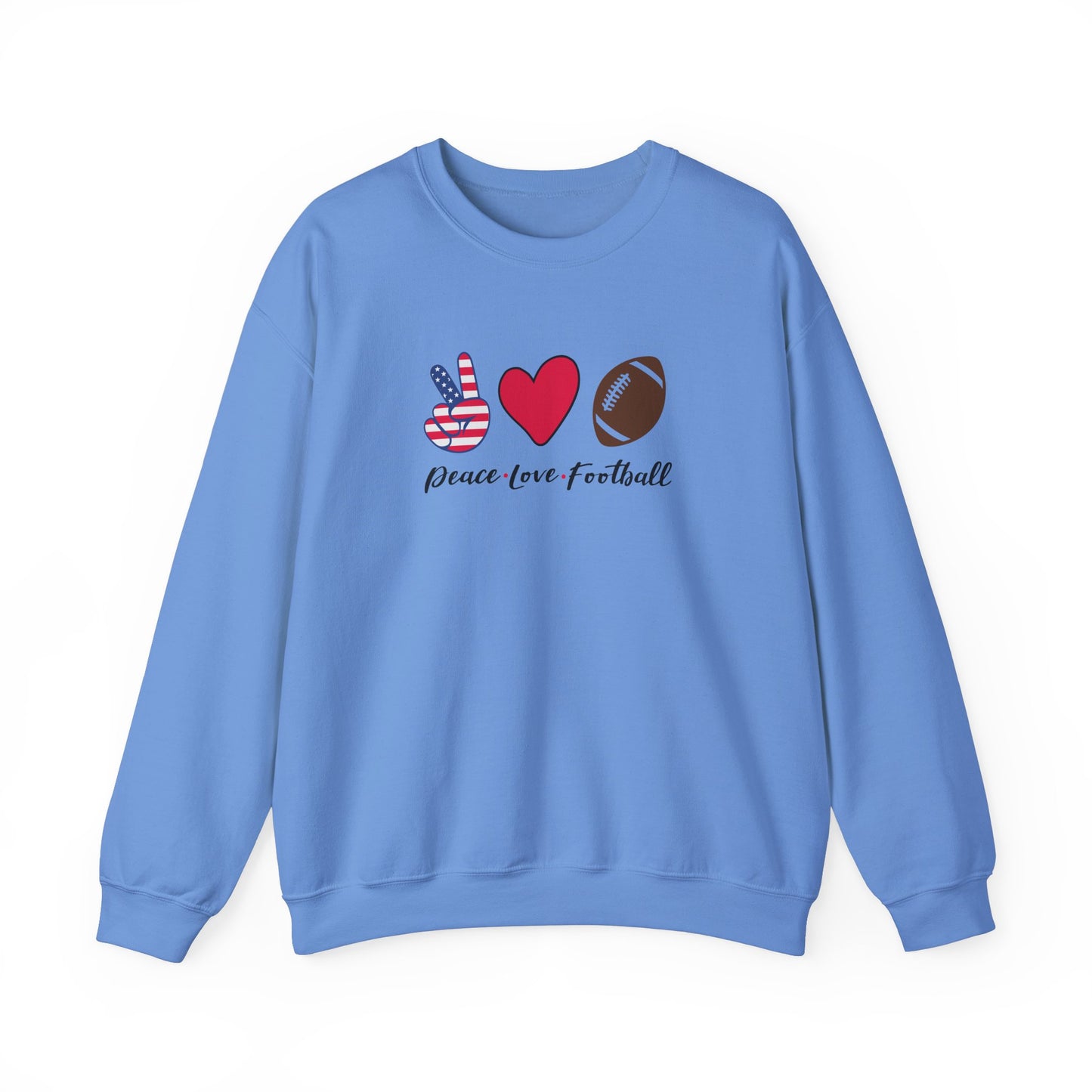 Peace Love & Football - Sweatshirt