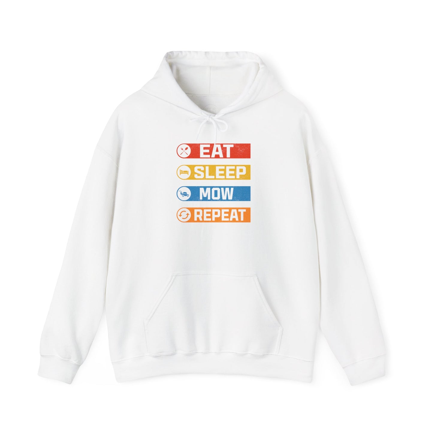 Eat Sleep Mow Repeat - Hoodie