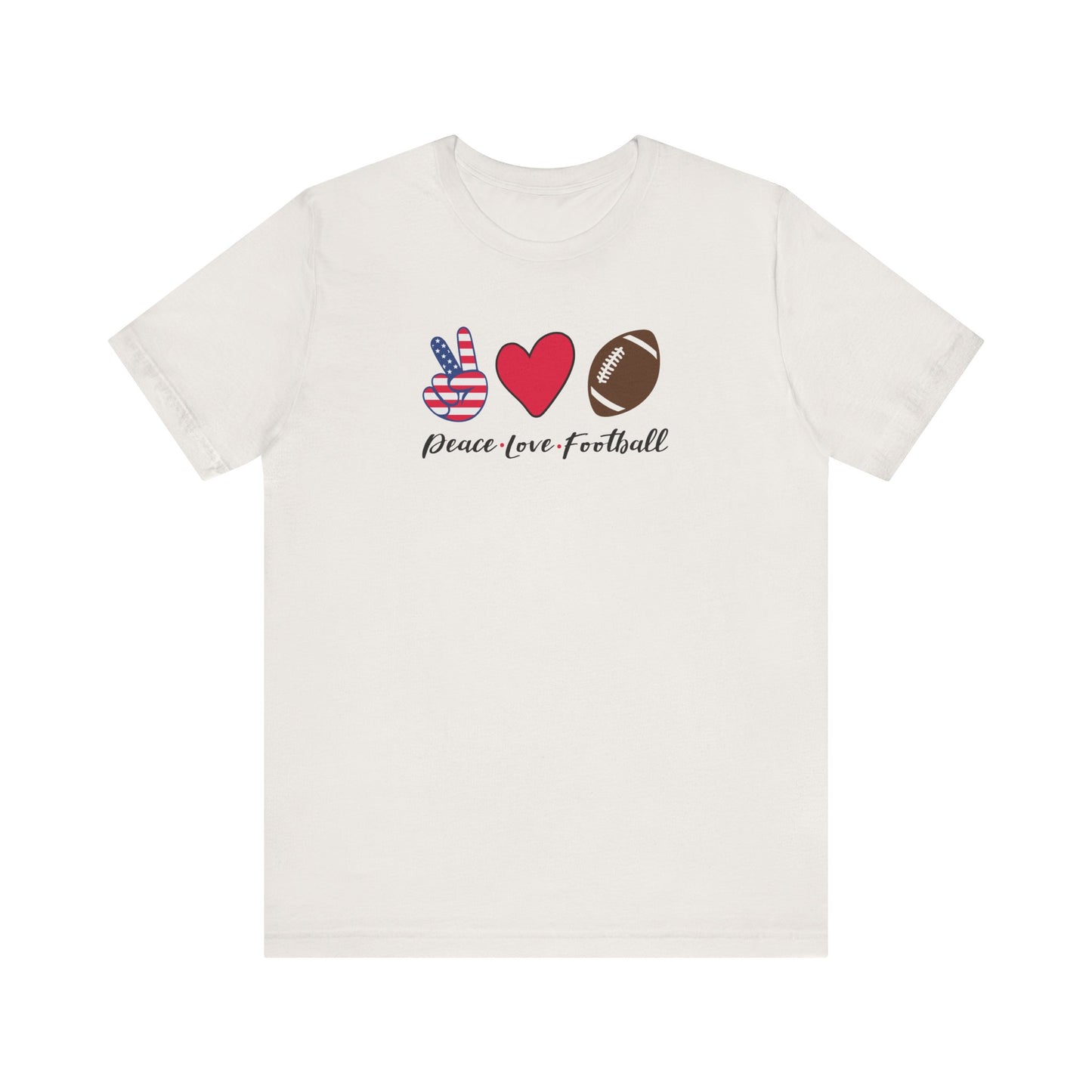 Peace Love & Football - Tee