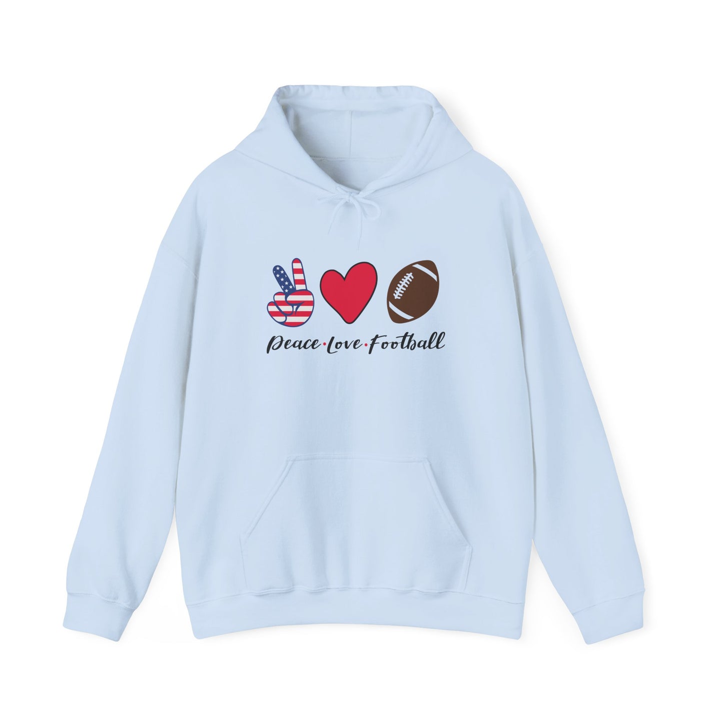 Peace, Love & Football - Hoodie