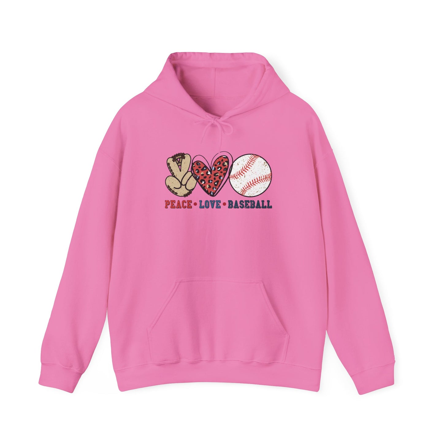 Peace, Love & Baseball - Hoodie