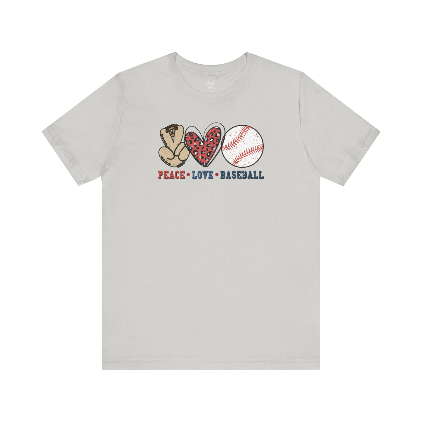 Peace, Love & Baseball - Tee