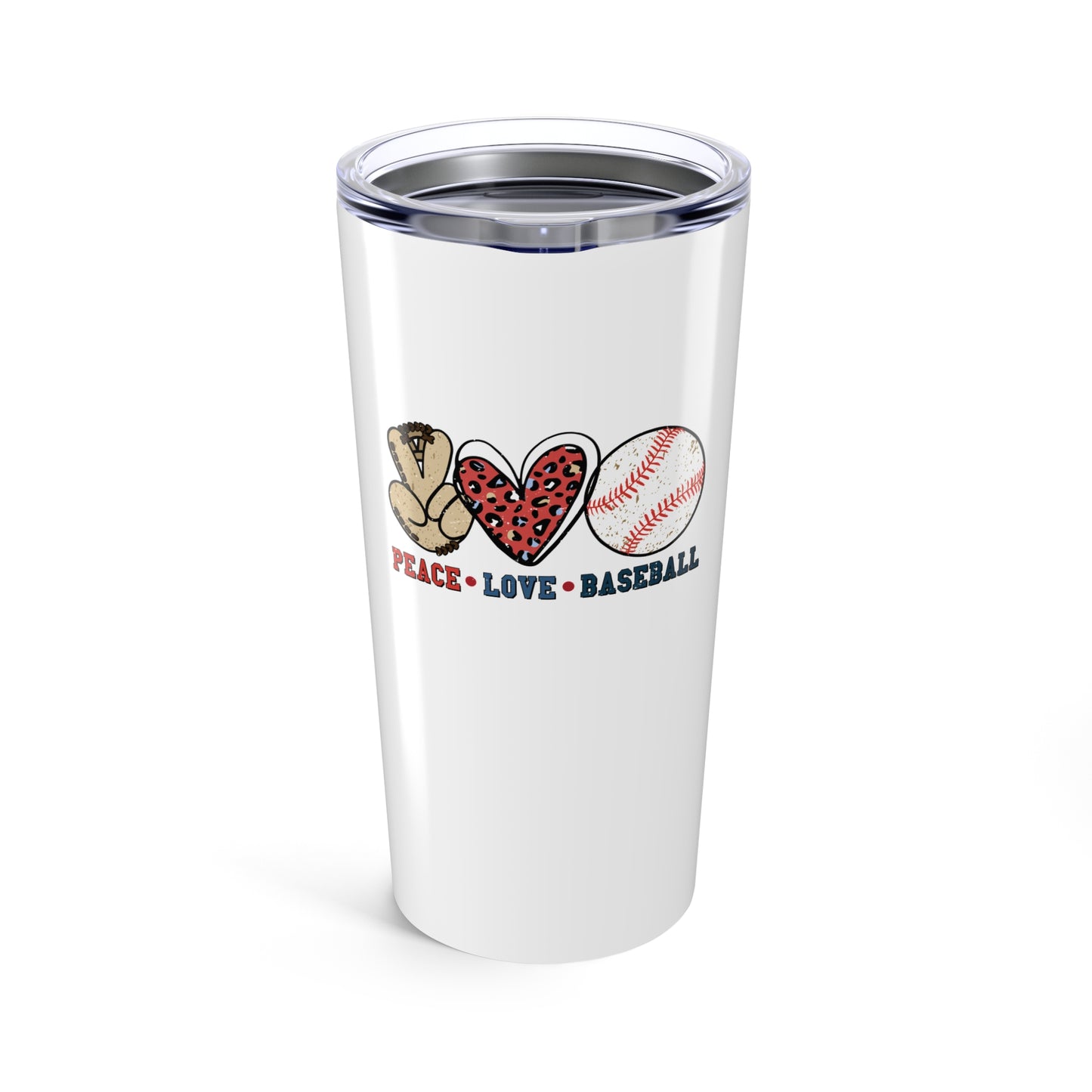 Peace, Love and Baseball - 20oz Tumbler