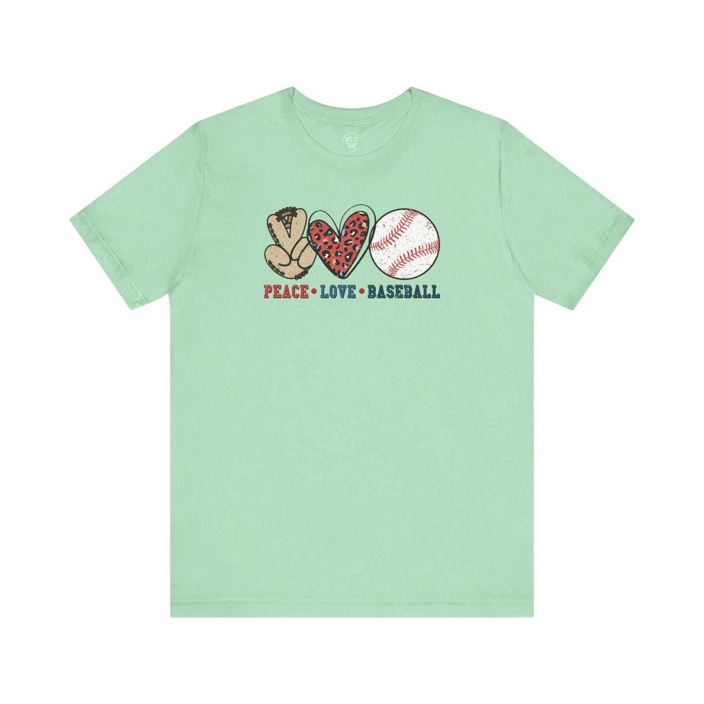 Peace, Love & Baseball - Tee