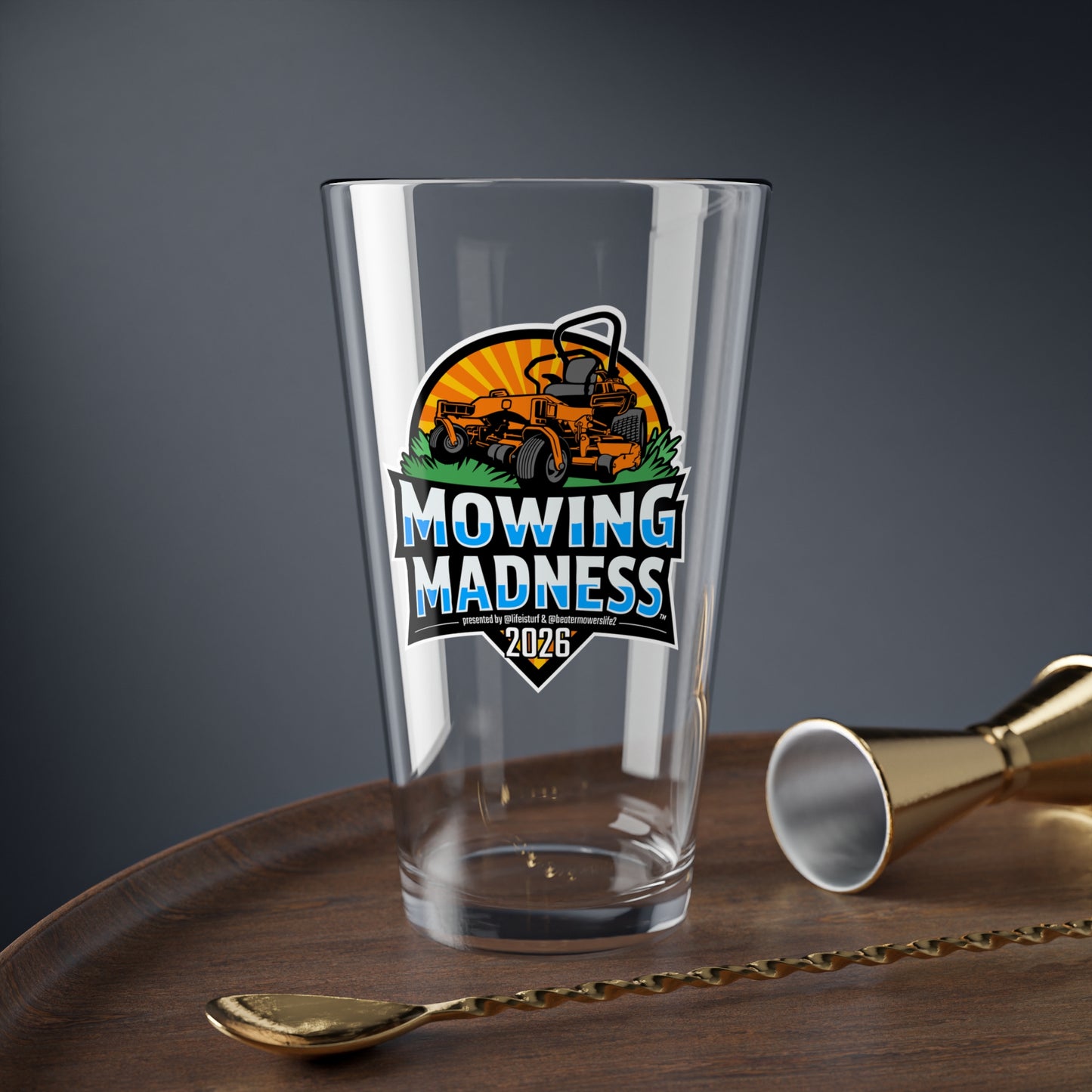 Mowing Madness 2026 – Pint Glass