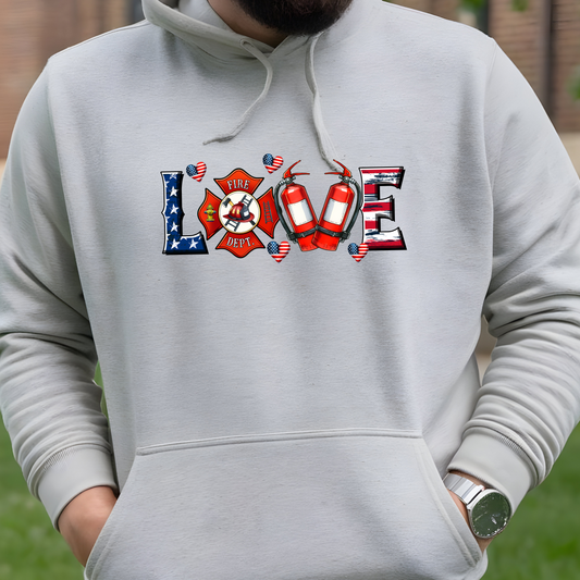 Firefighter Love - Hoodie