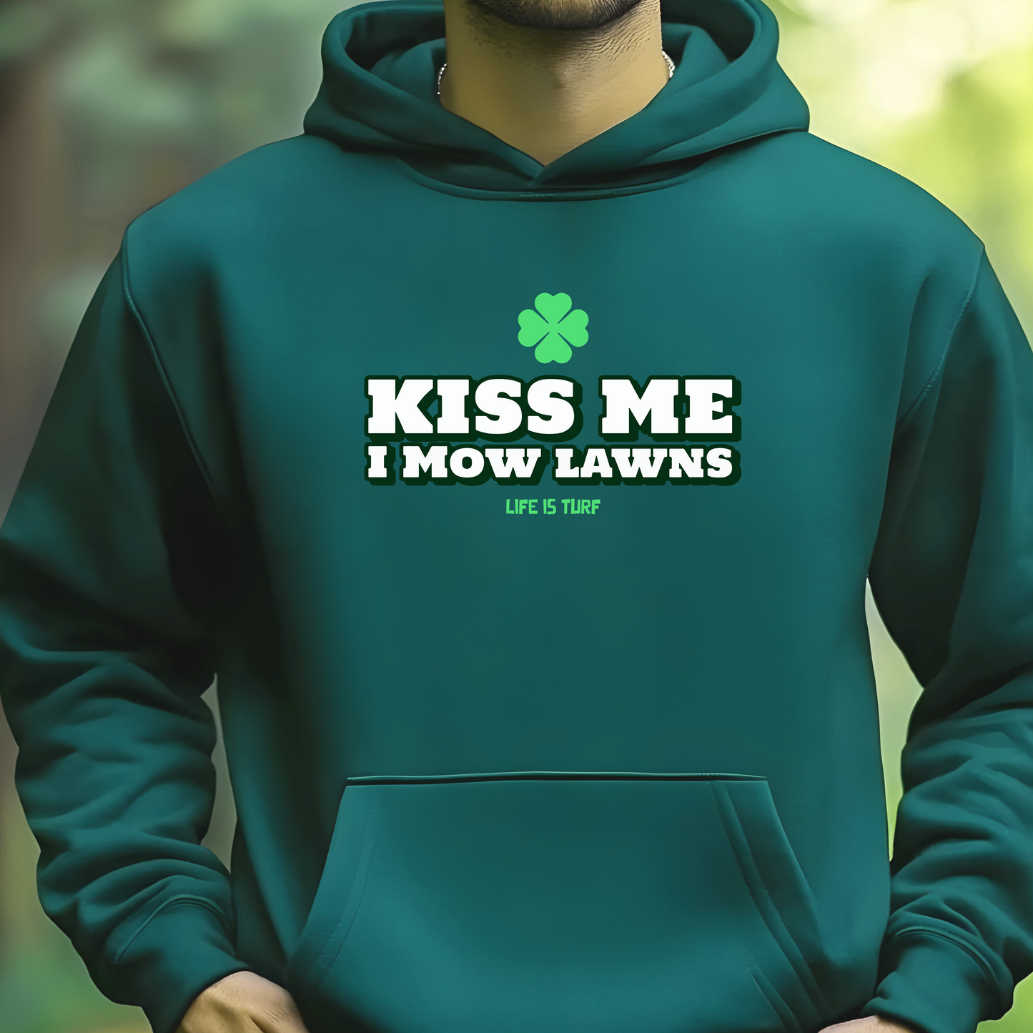 Kiss Me I Mow Lawns - Hoodie