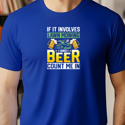 Mowing & Beer - Tee