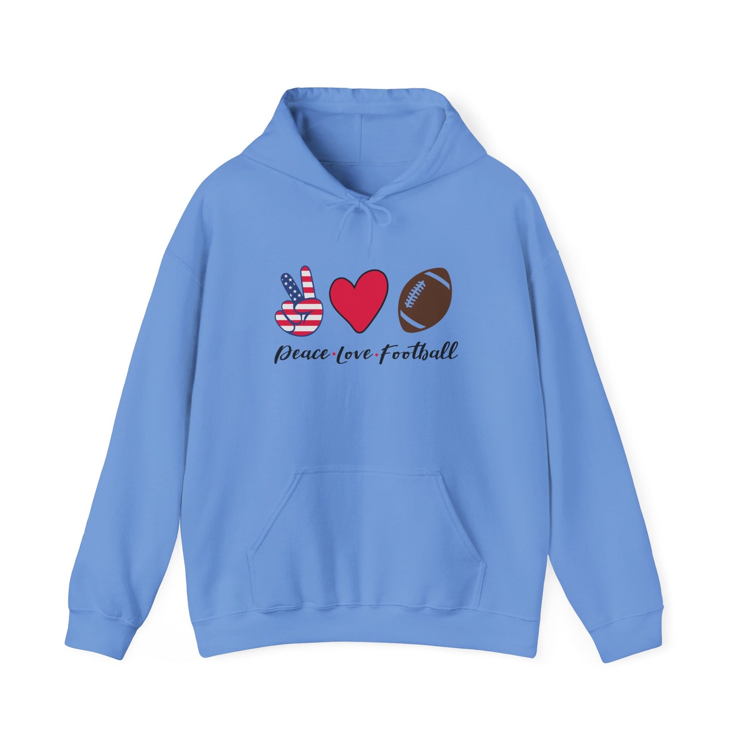 Peace, Love & Football - Hoodie