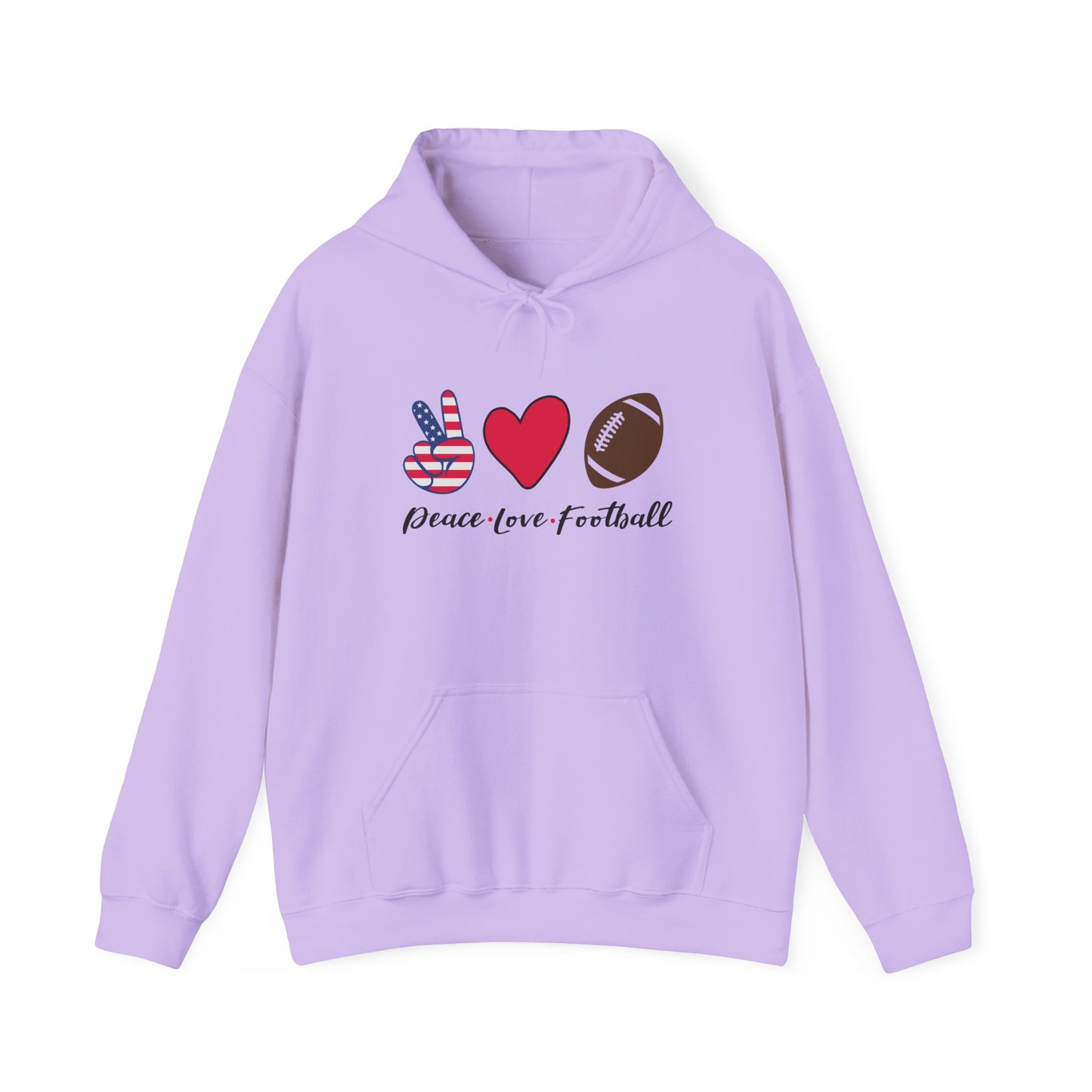 Peace, Love & Football - Hoodie