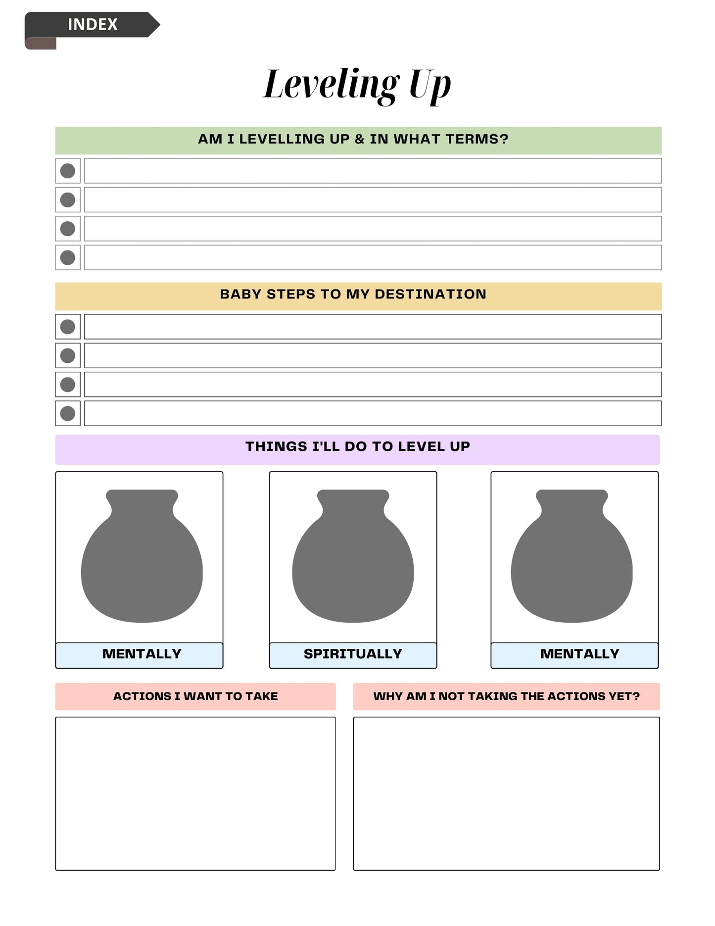 2025 Digital Manifestation Journal | Align Your Mind, Manifest Your Future | Planner