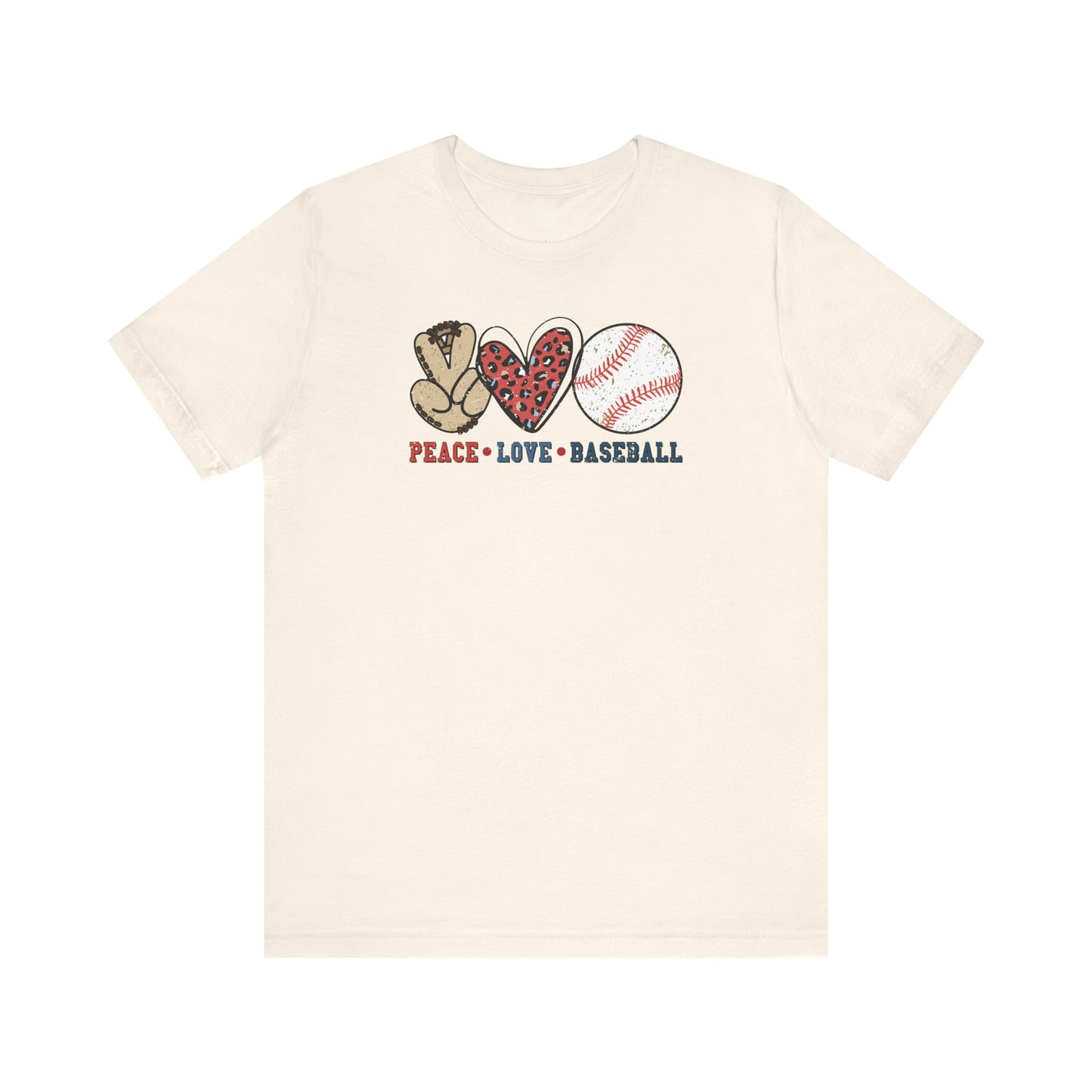 Peace, Love & Baseball - Tee