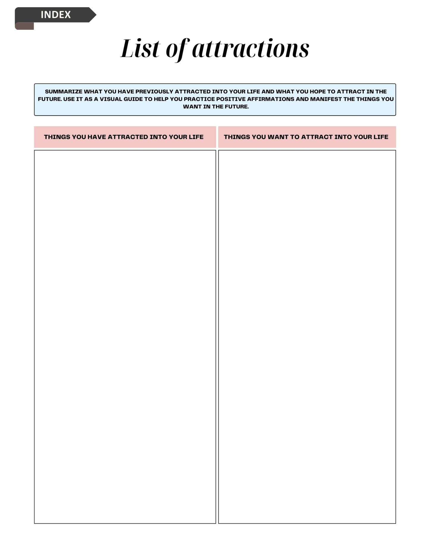 2025 Digital Manifestation Journal | Align Your Mind, Manifest Your Future | Planner