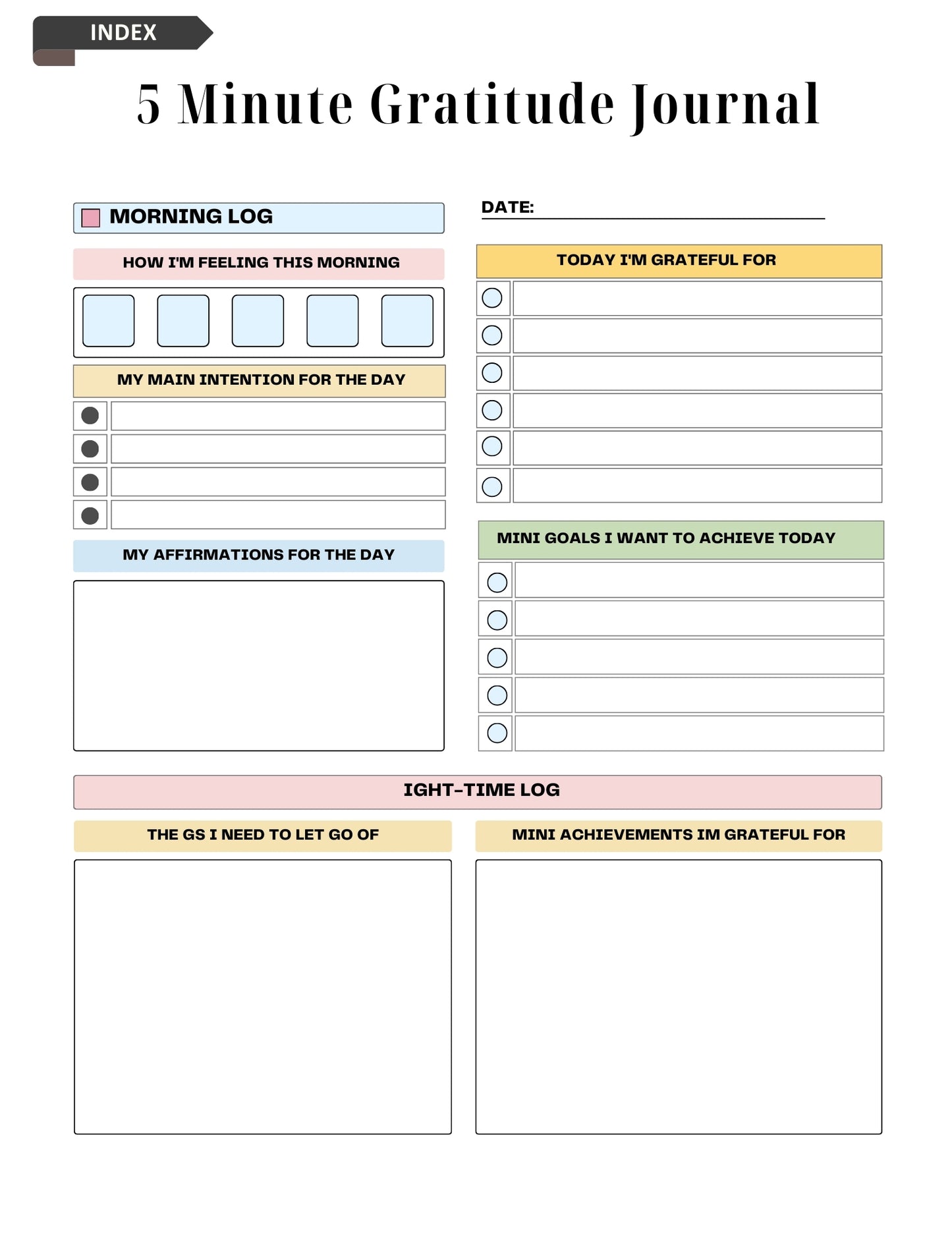 2025 Digital Manifestation Journal | Align Your Mind, Manifest Your Future | Planner
