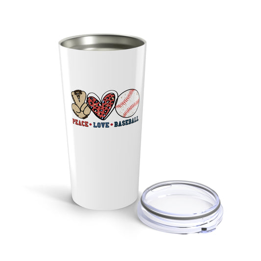 Peace, Love and Baseball - 20oz Tumbler