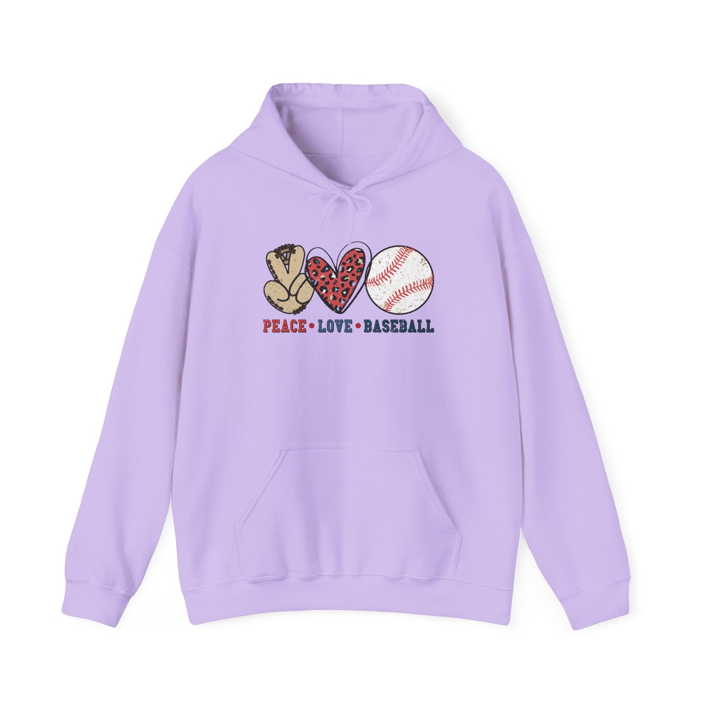 Peace, Love & Baseball - Hoodie