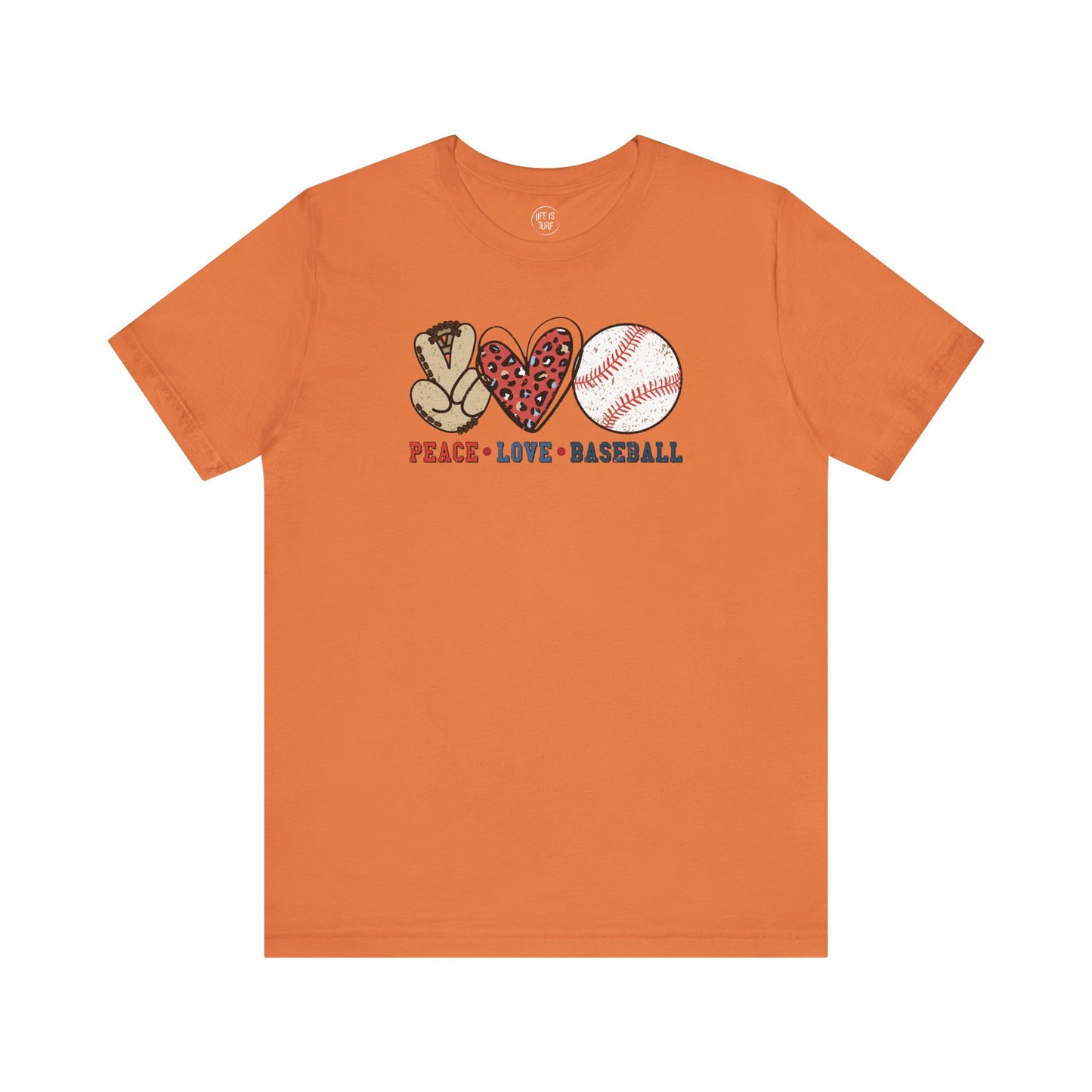 Peace, Love & Baseball - Tee