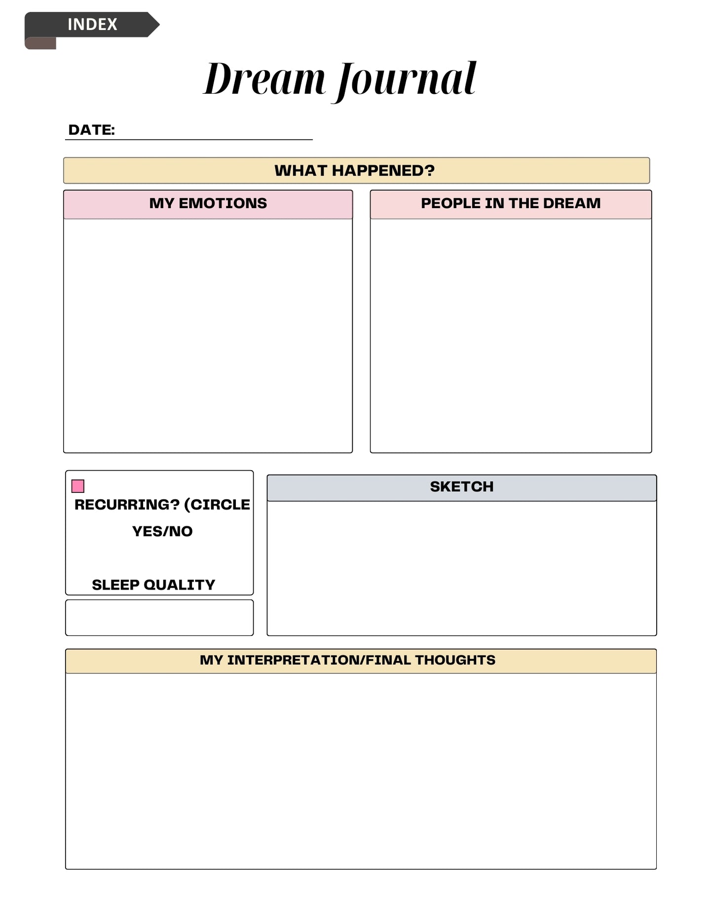 2025 Digital Manifestation Journal | Align Your Mind, Manifest Your Future | Planner