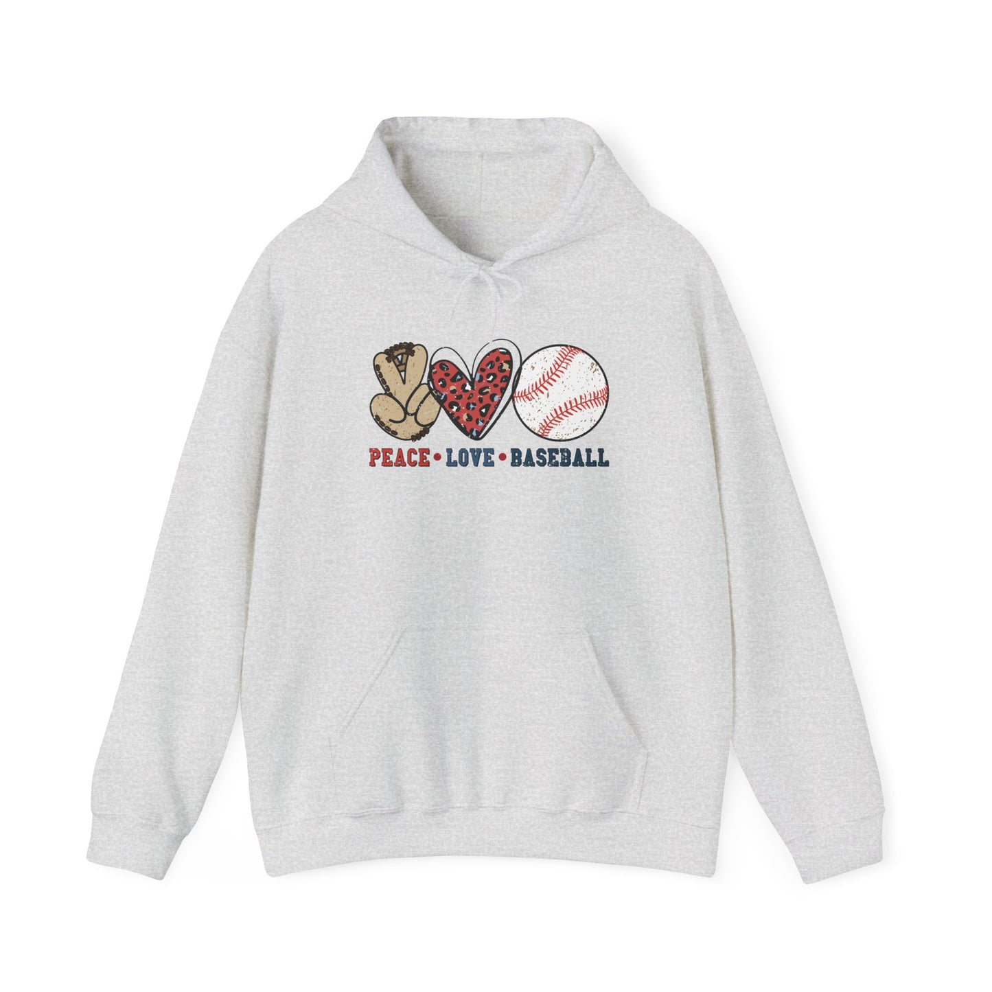 Peace, Love & Baseball - Hoodie