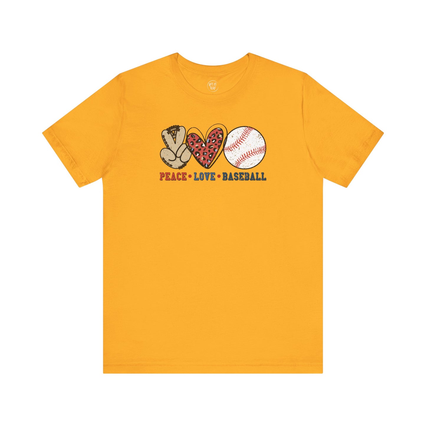 Peace, Love & Baseball - Tee