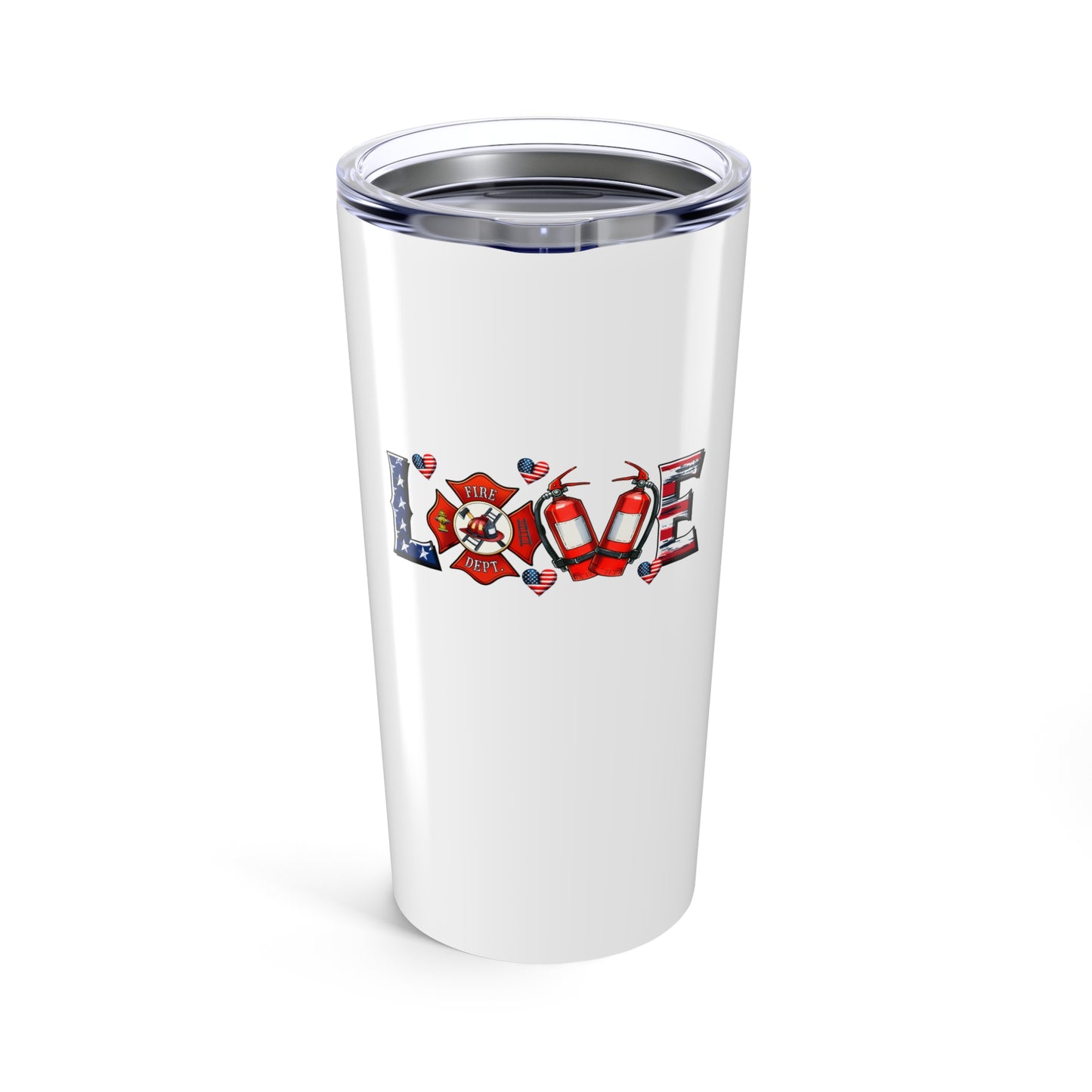 Firefighter Love - 20oz Tumbler