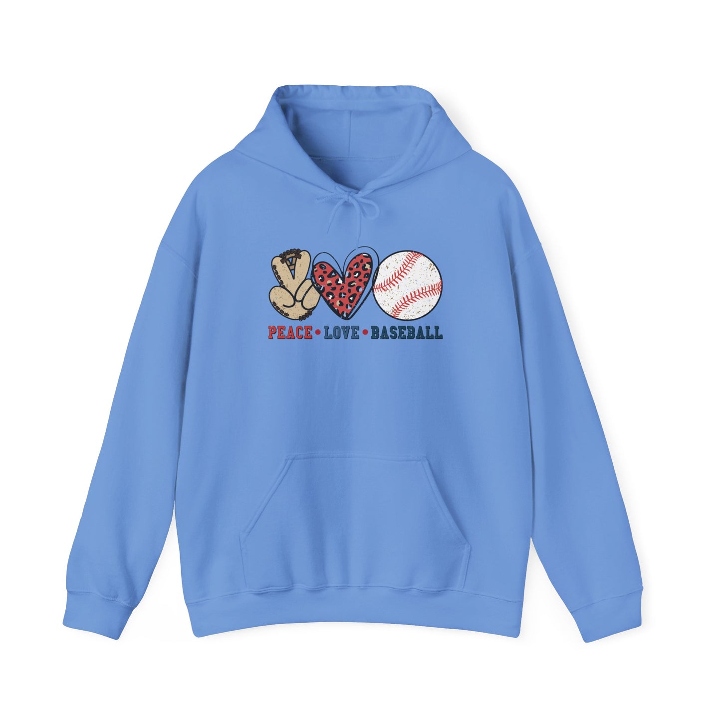 Peace, Love & Baseball - Hoodie